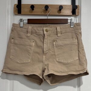 American Eagle Outfitters Tan Jean Shorts
